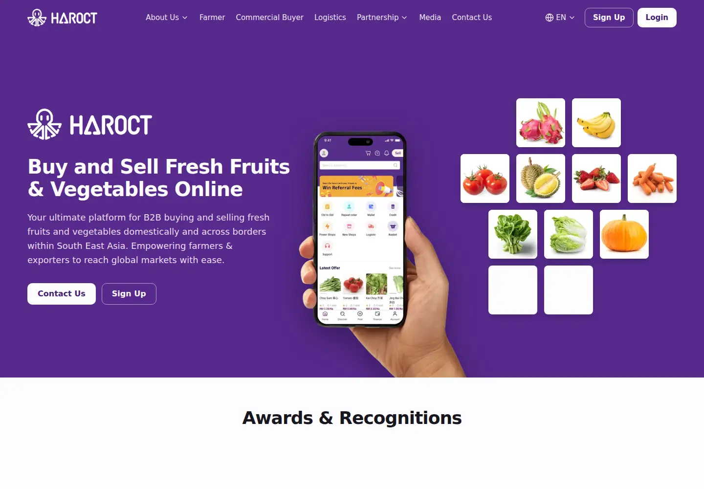 Screenshot of haroct.com.my