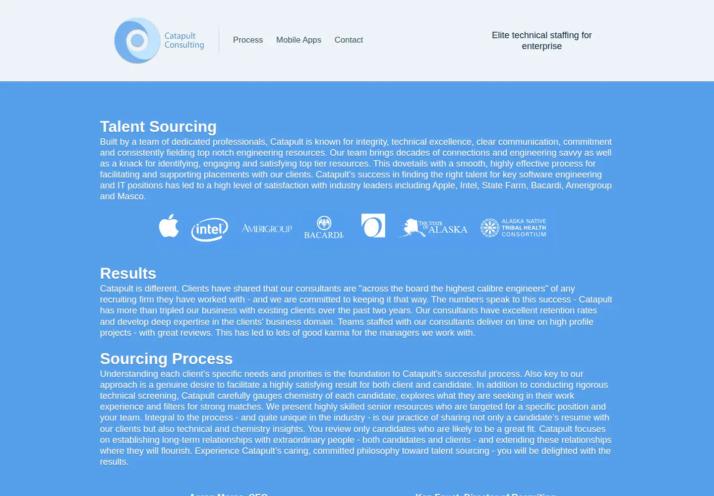 Screenshot of catapultconsulting.net