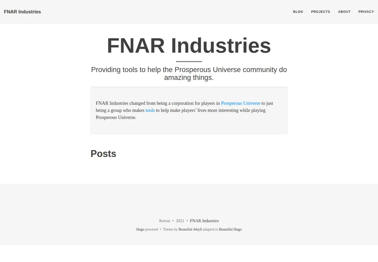 Captured homepage of fnar.net in the current scan