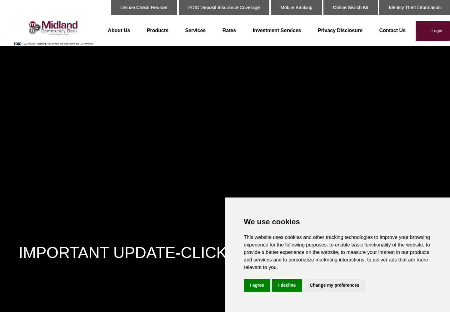 Screenshot of mcbbank.net