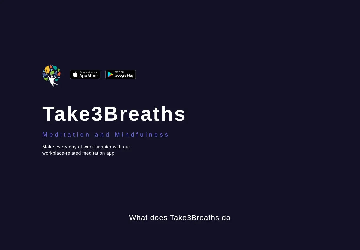 Captured homepage of take3breaths.net in the current scan