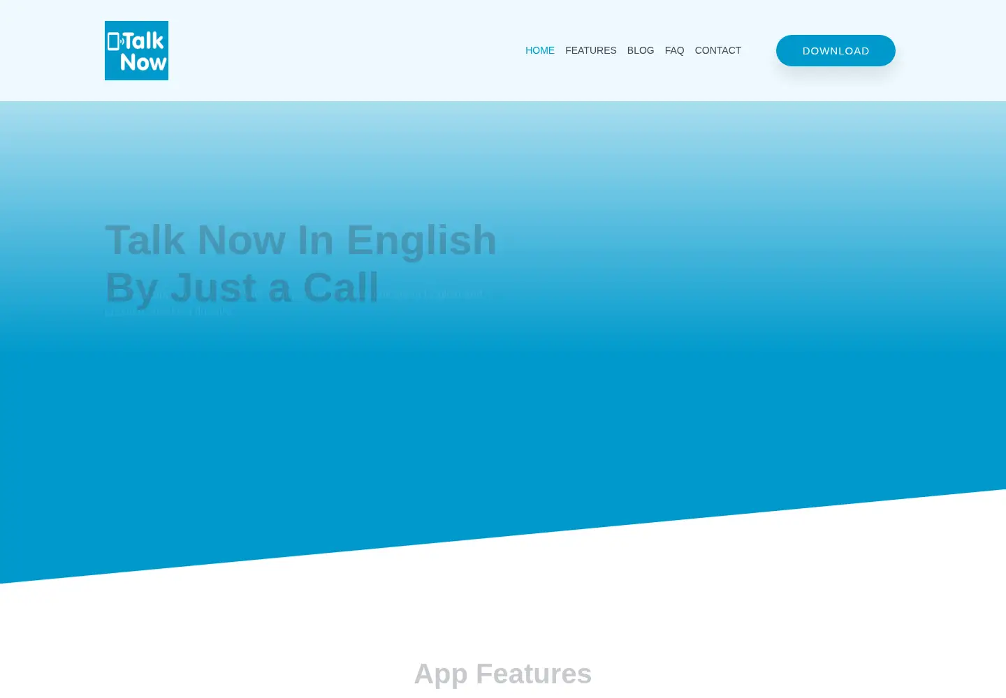 Screenshot of talknowapp.net