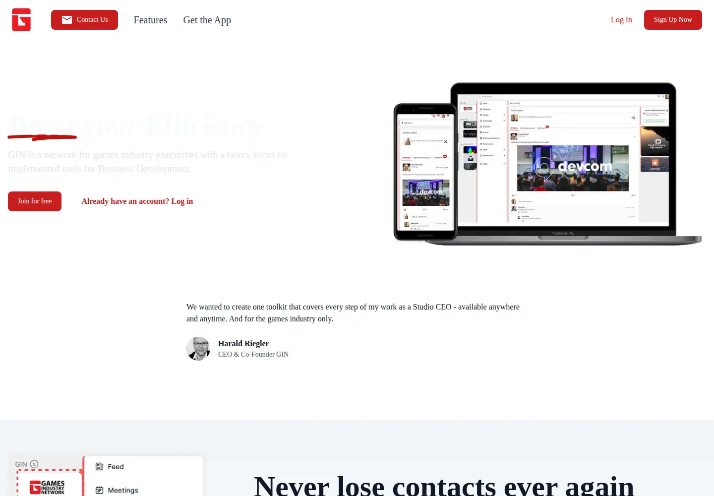 Screenshot of gamesindustry.network