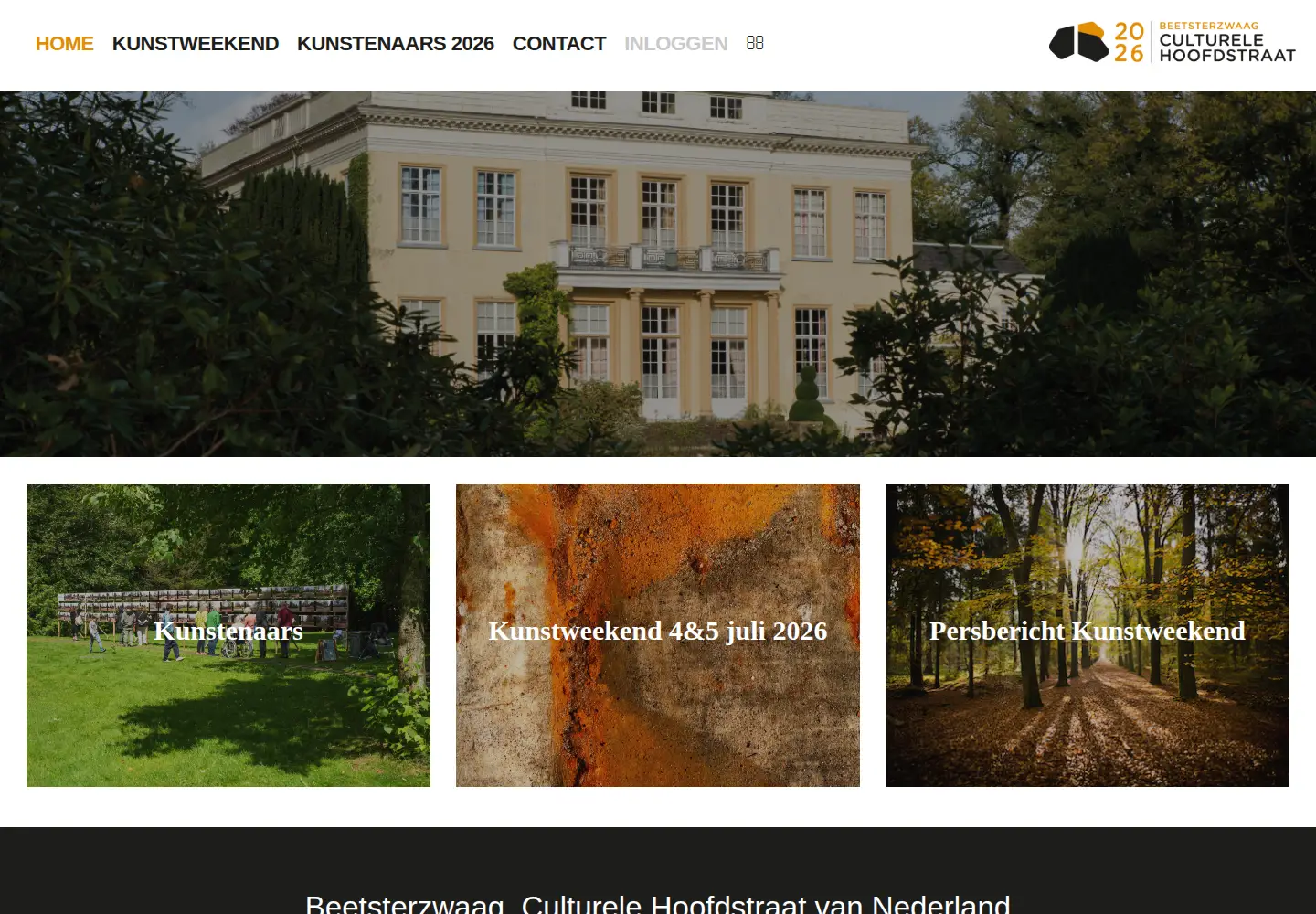 Screenshot of culturelehoofdstraat.nl