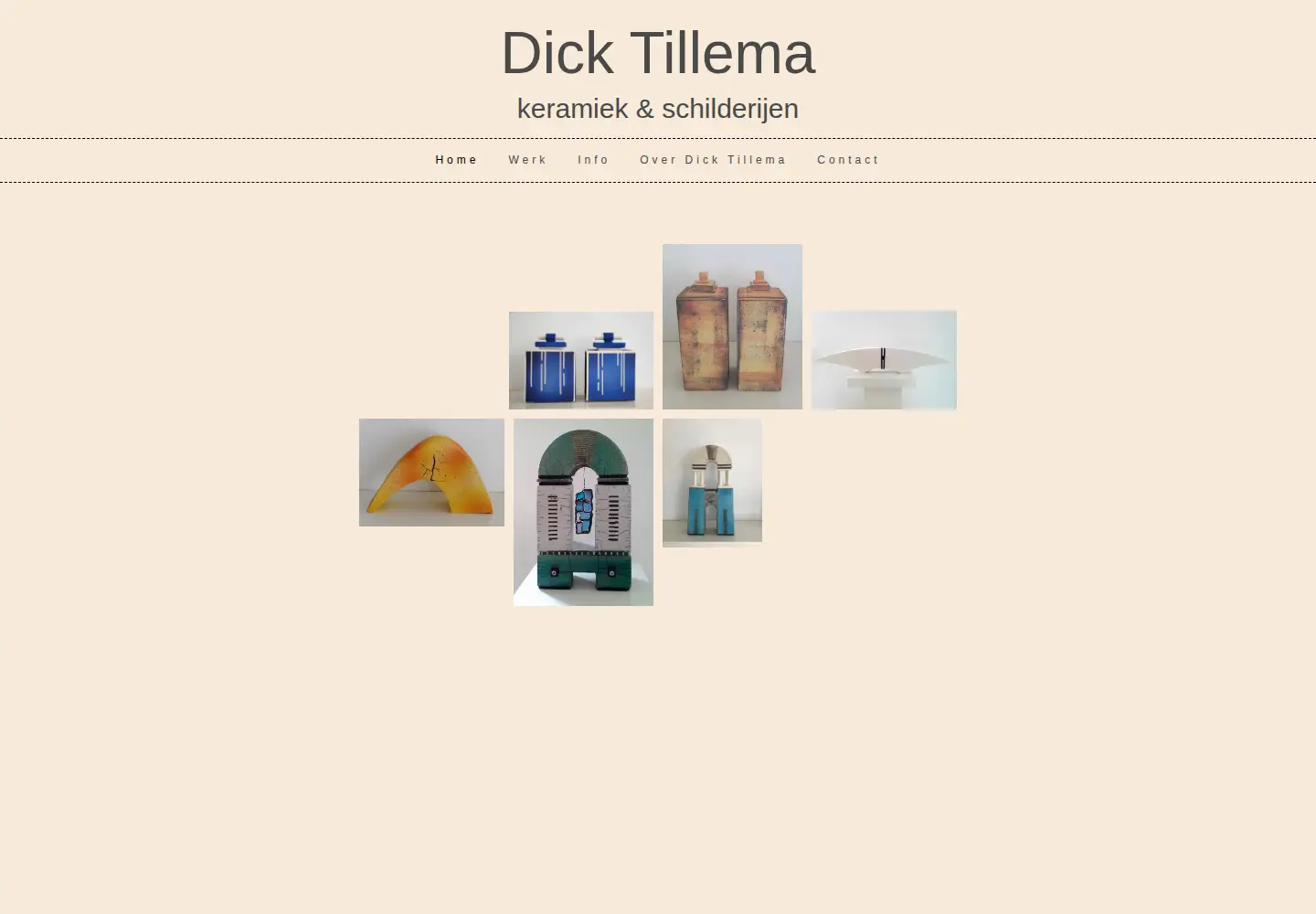 Screenshot of dicktillema.nl