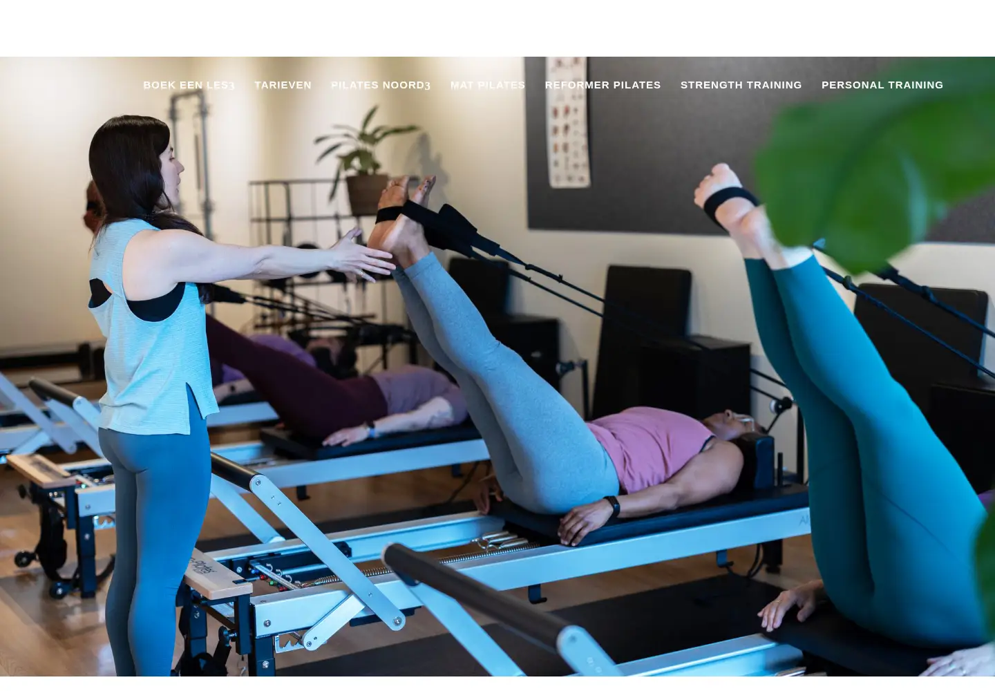 Captured homepage of pilatesnoord.nl in the current scan