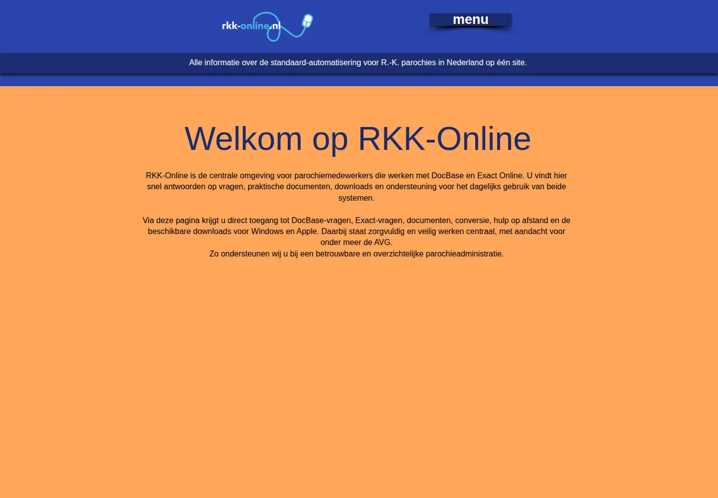 Screenshot of rkk-online.nl
