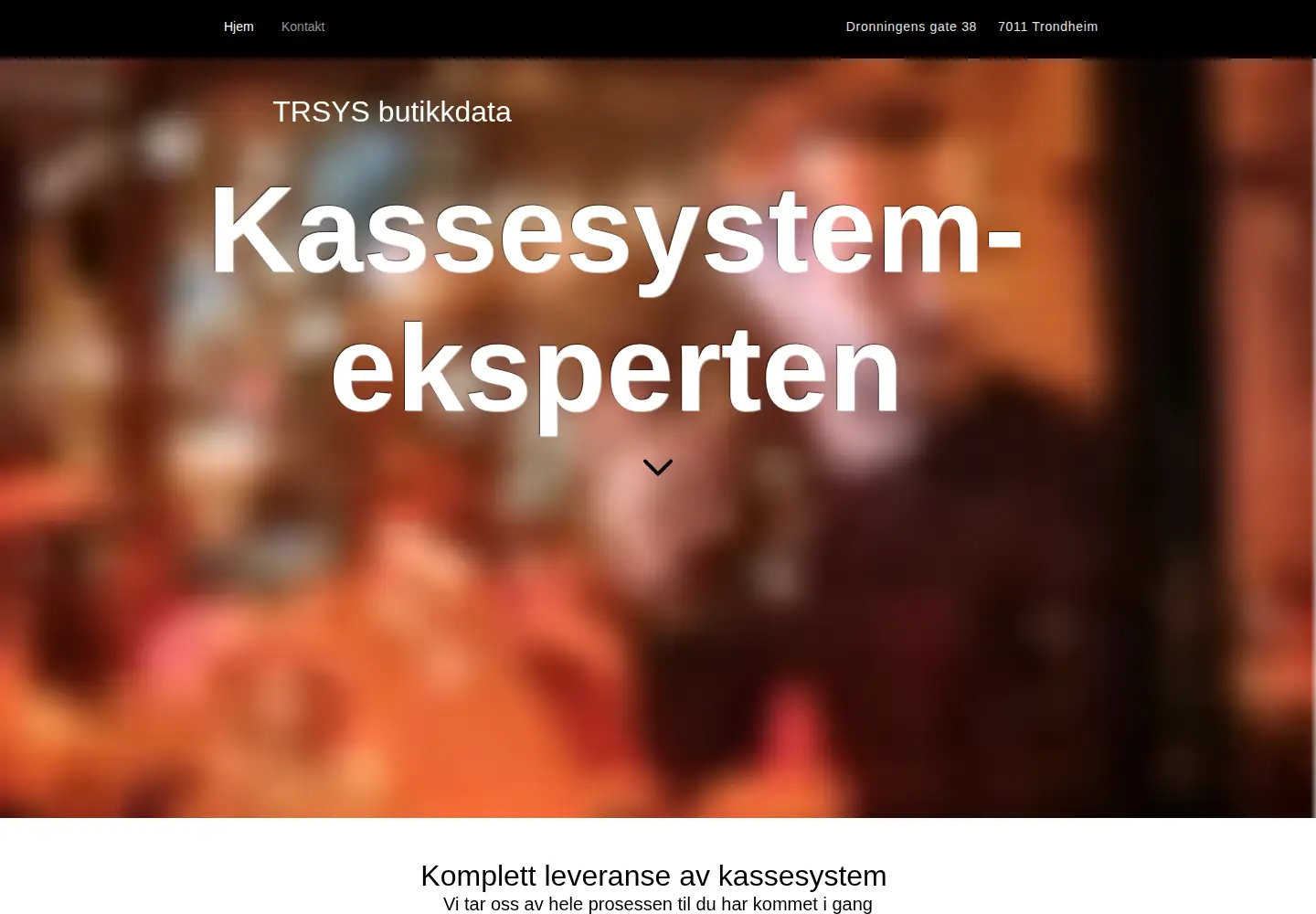 Screenshot of trsys.no