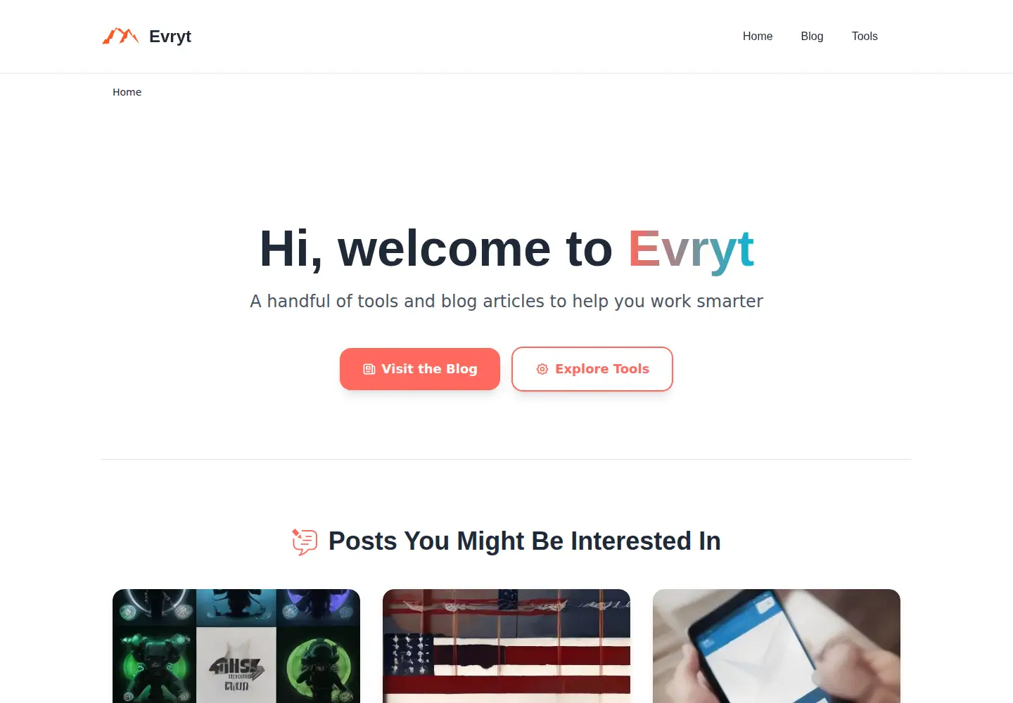 Captured homepage of evryt.online in the current scan