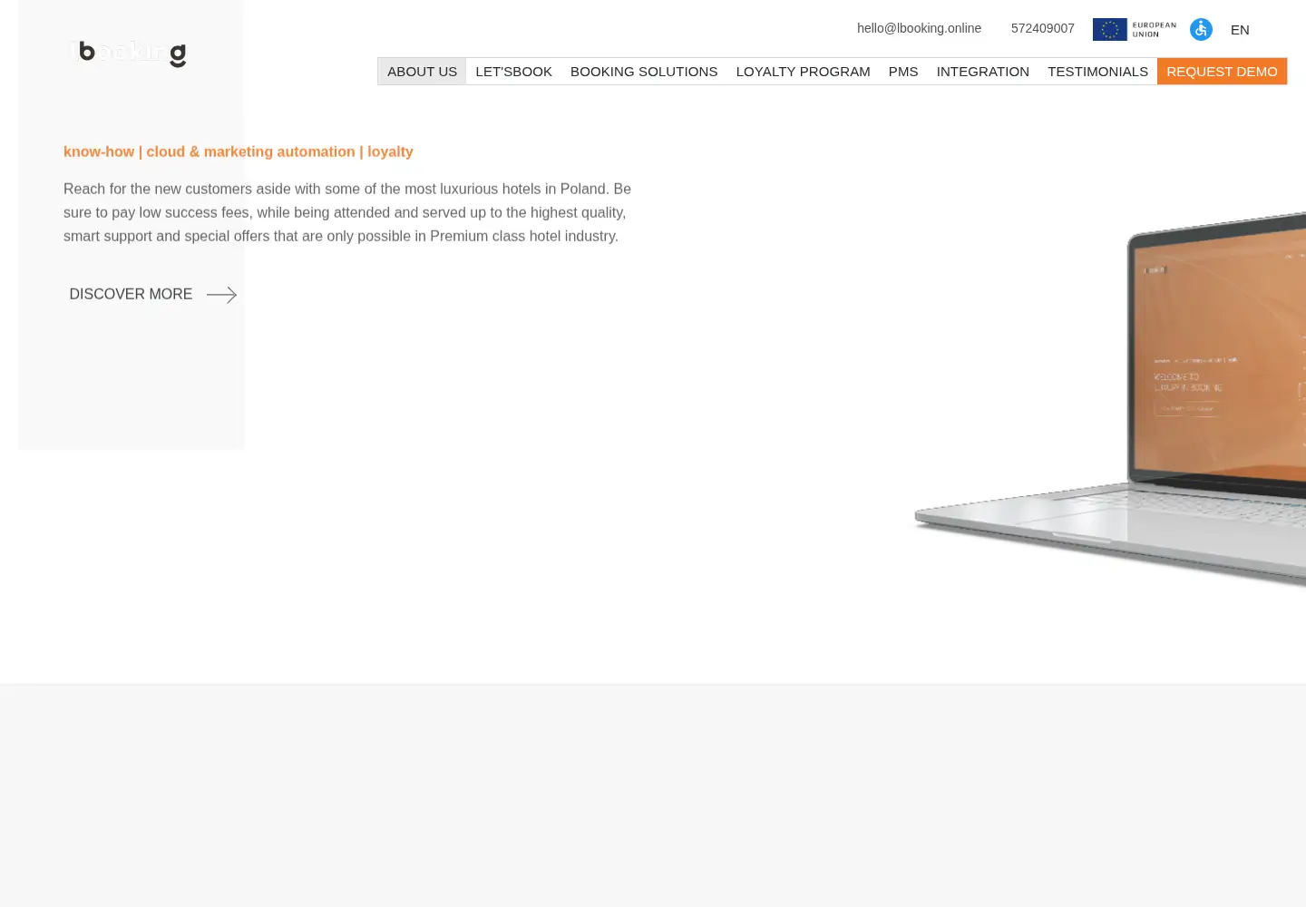Screenshot of lbooking.online
