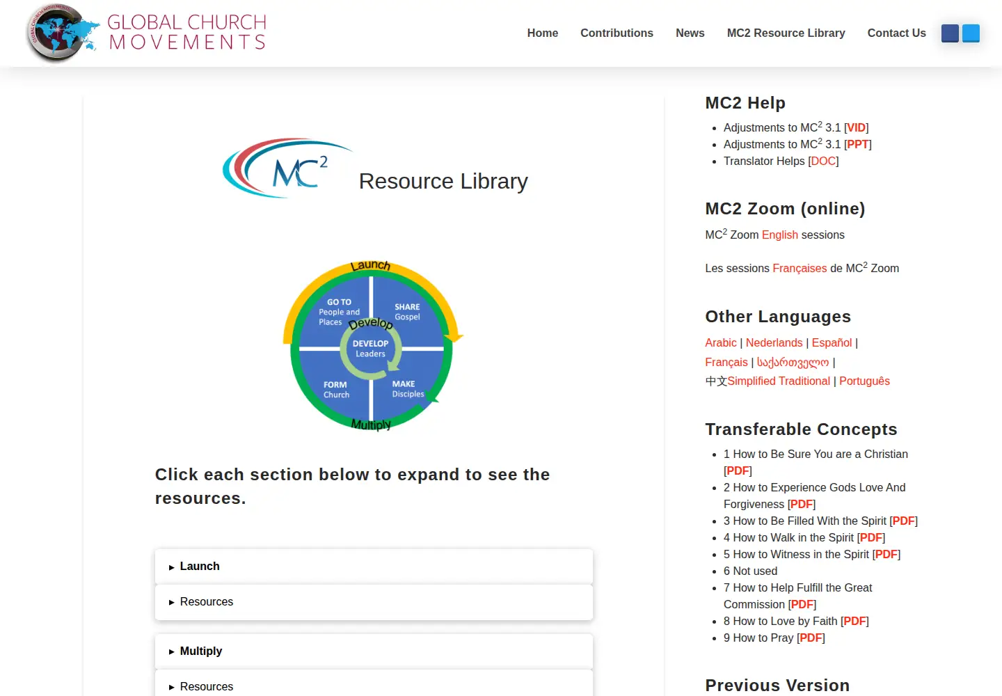 Screenshot of mc2.online
