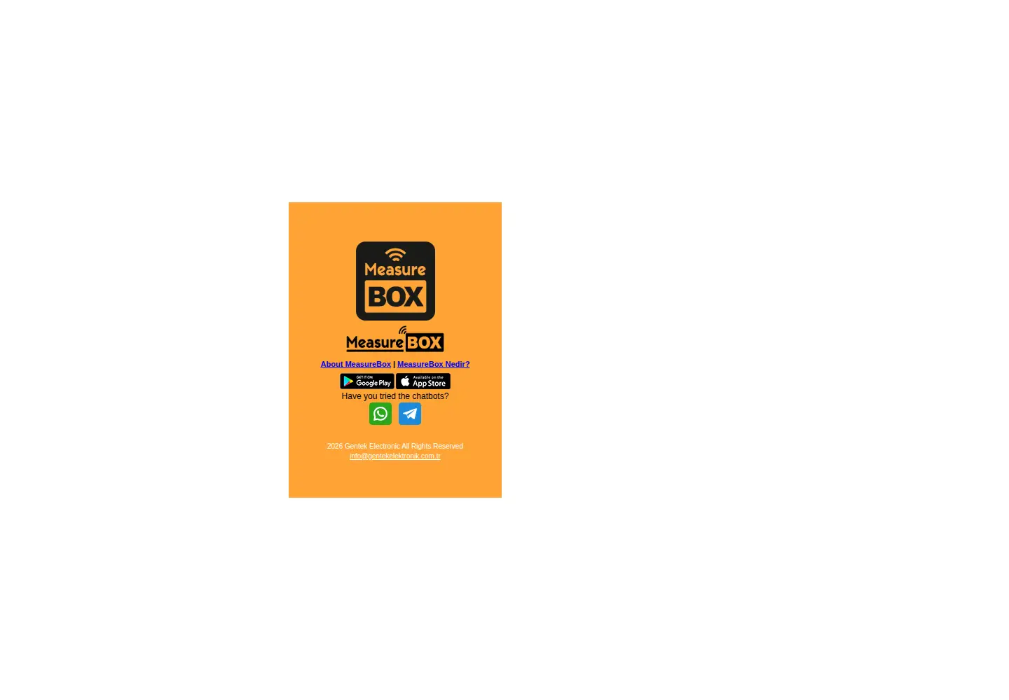 Captured homepage of measurebox.online in the current scan