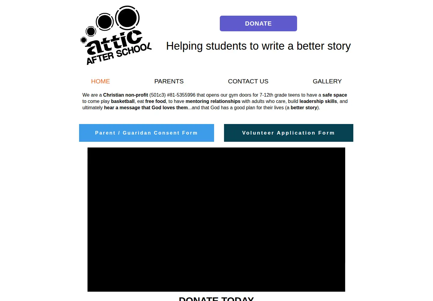 Screenshot of atticafterschool.org