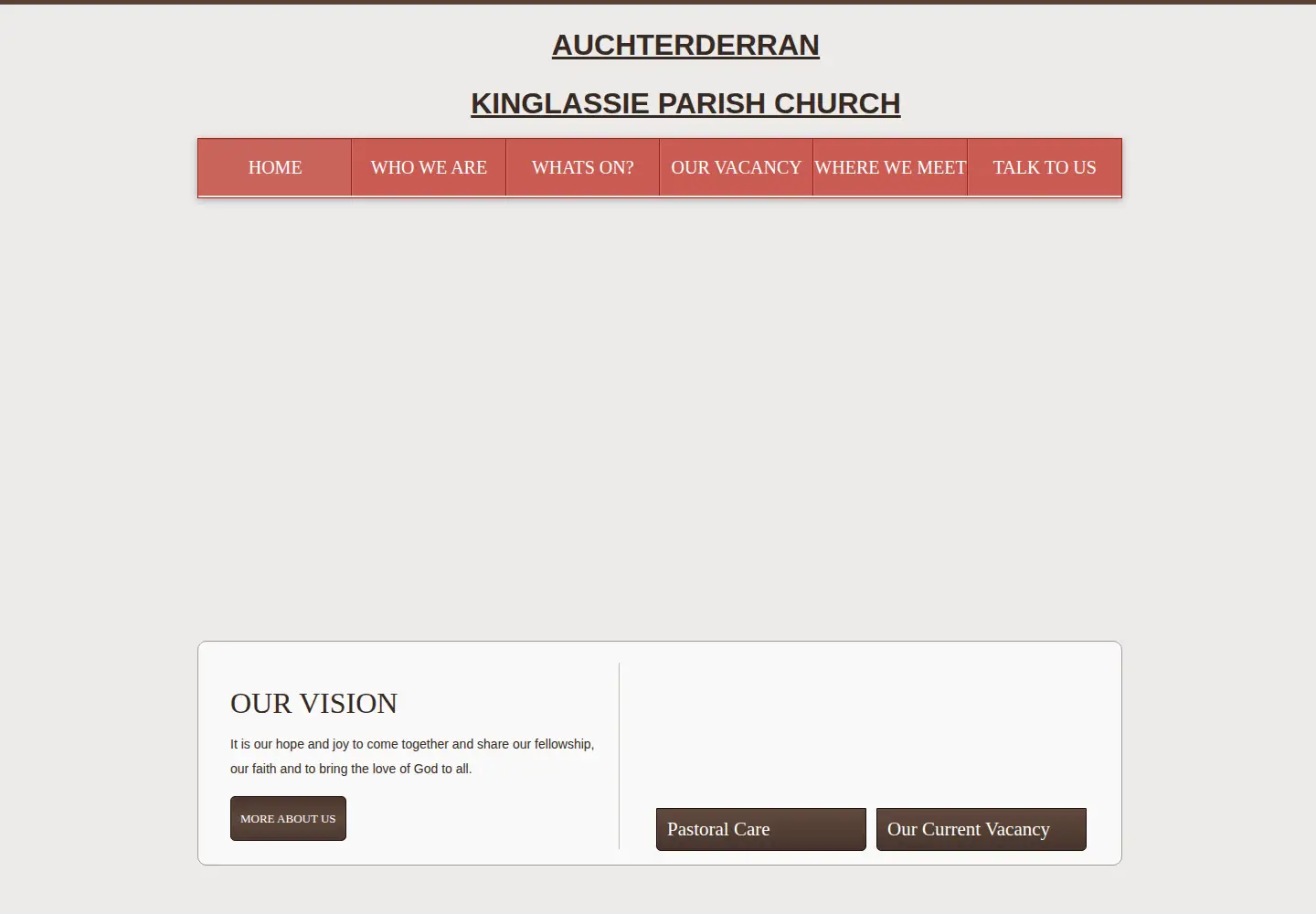 Screenshot of auchterderrankinglassieparishchurch.org