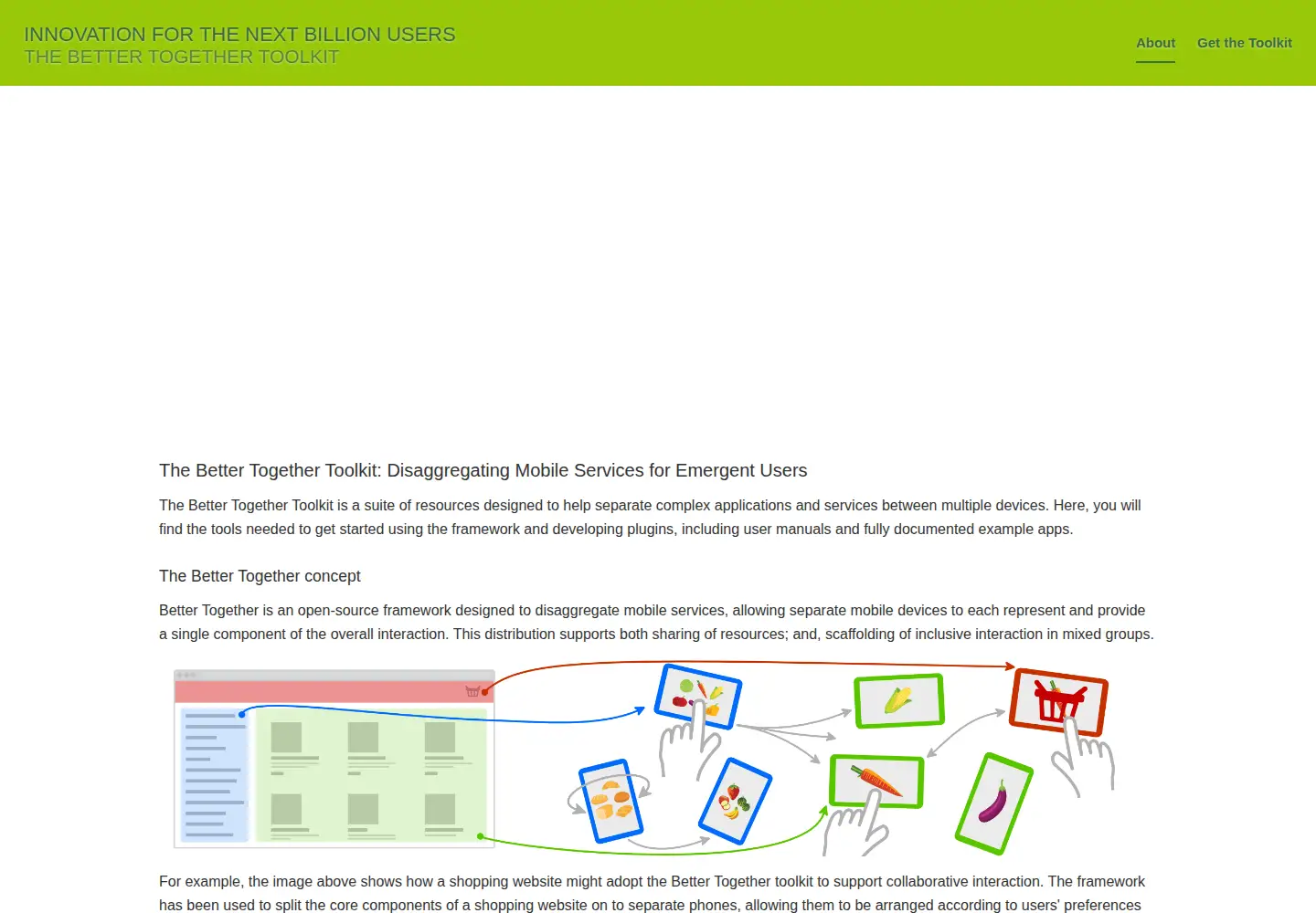 Screenshot of bettertogethertoolkit.org