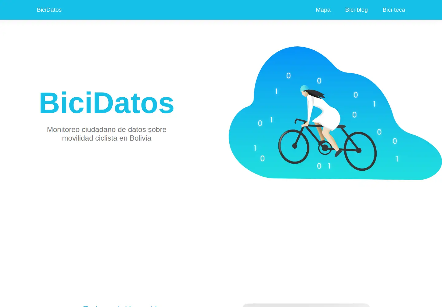 Screenshot of bicidatos.org
