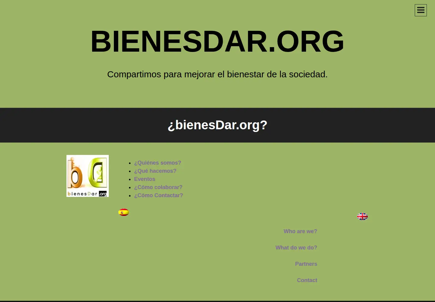 Screenshot of bienesdar.org