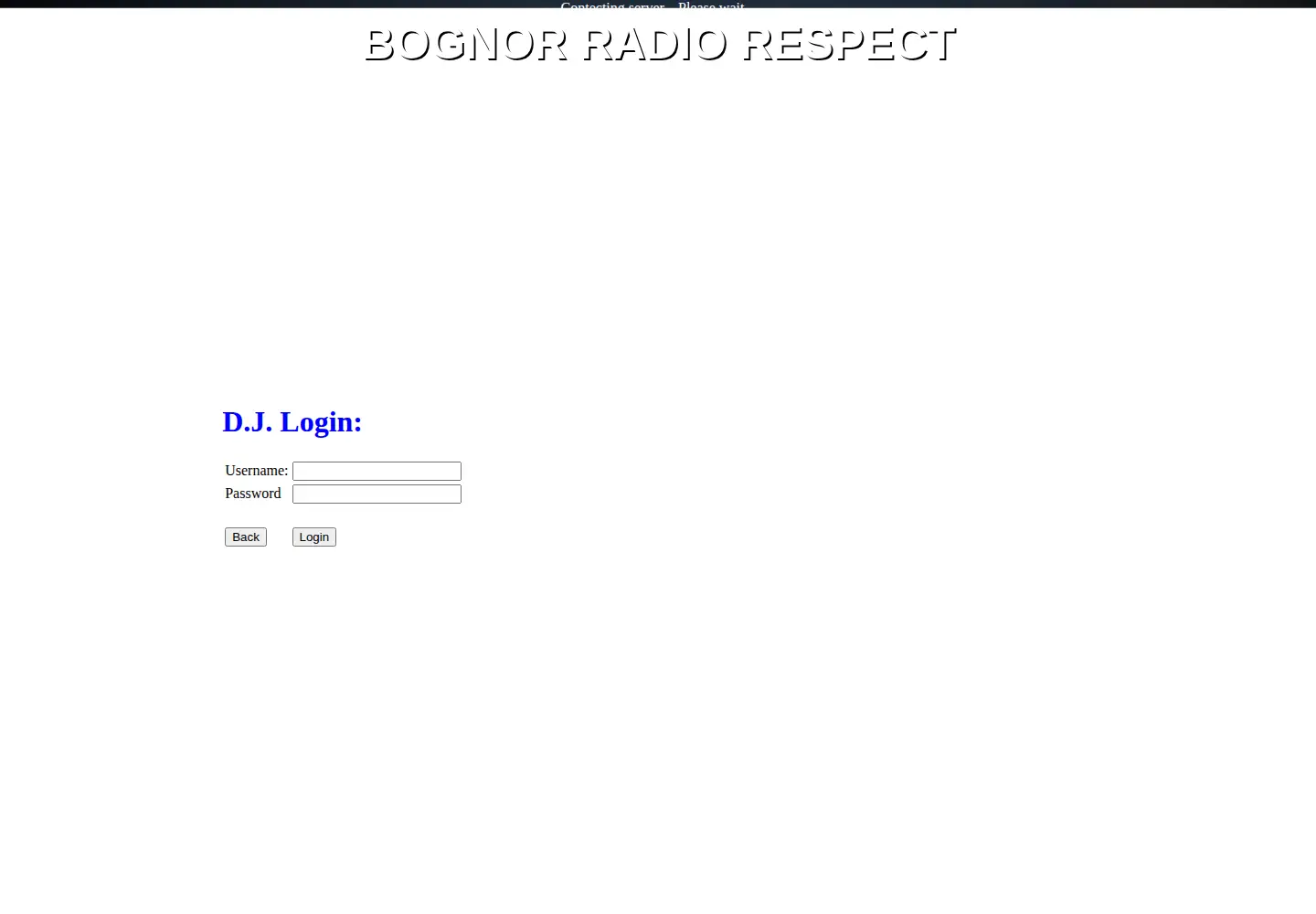 Screenshot of bognorradiorespect.org