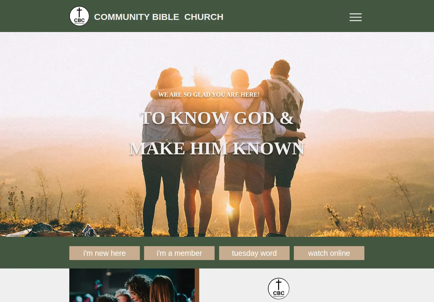 Screenshot of cbcwilliamstown.org