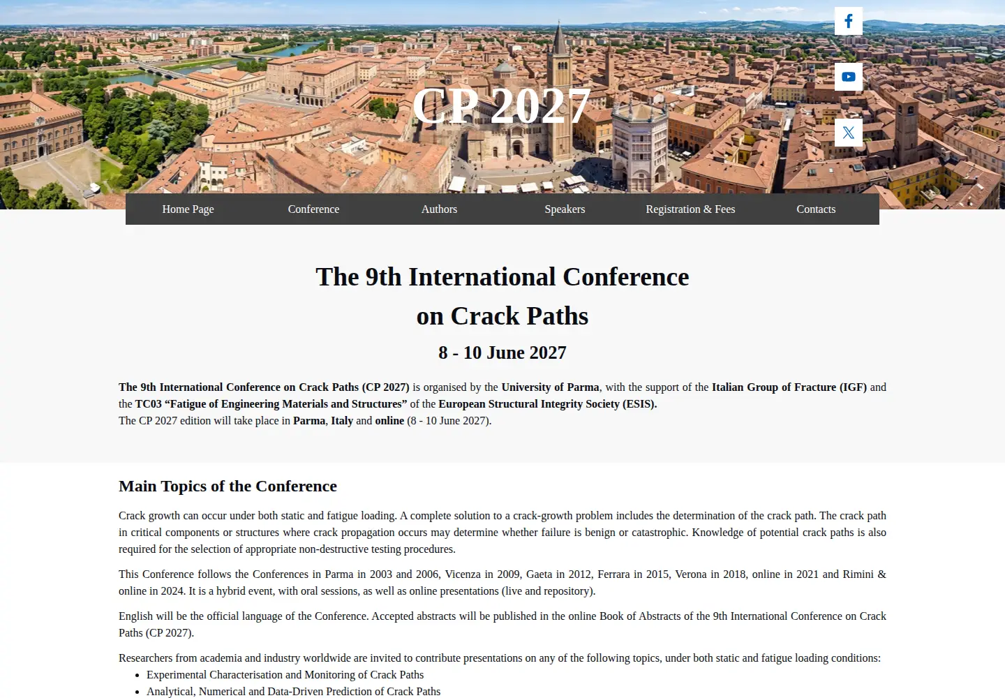 Screenshot of crackpaths.org