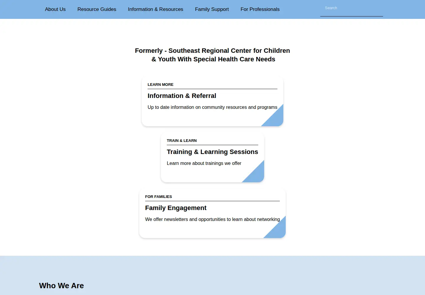 Screenshot of crcsoutheast.org