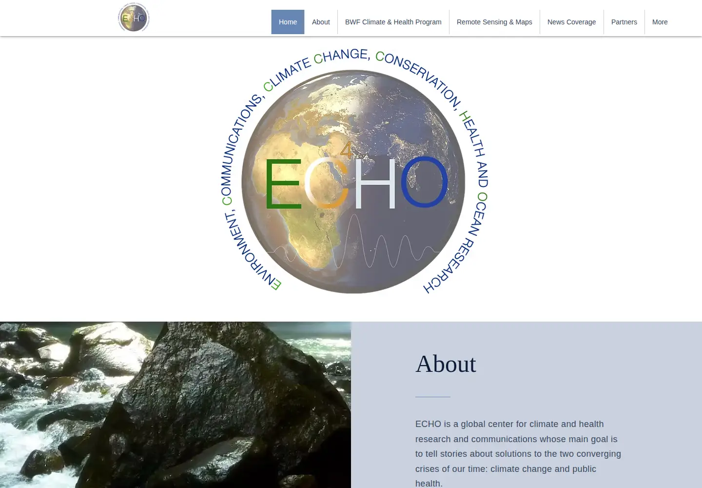Screenshot of echocenter.org