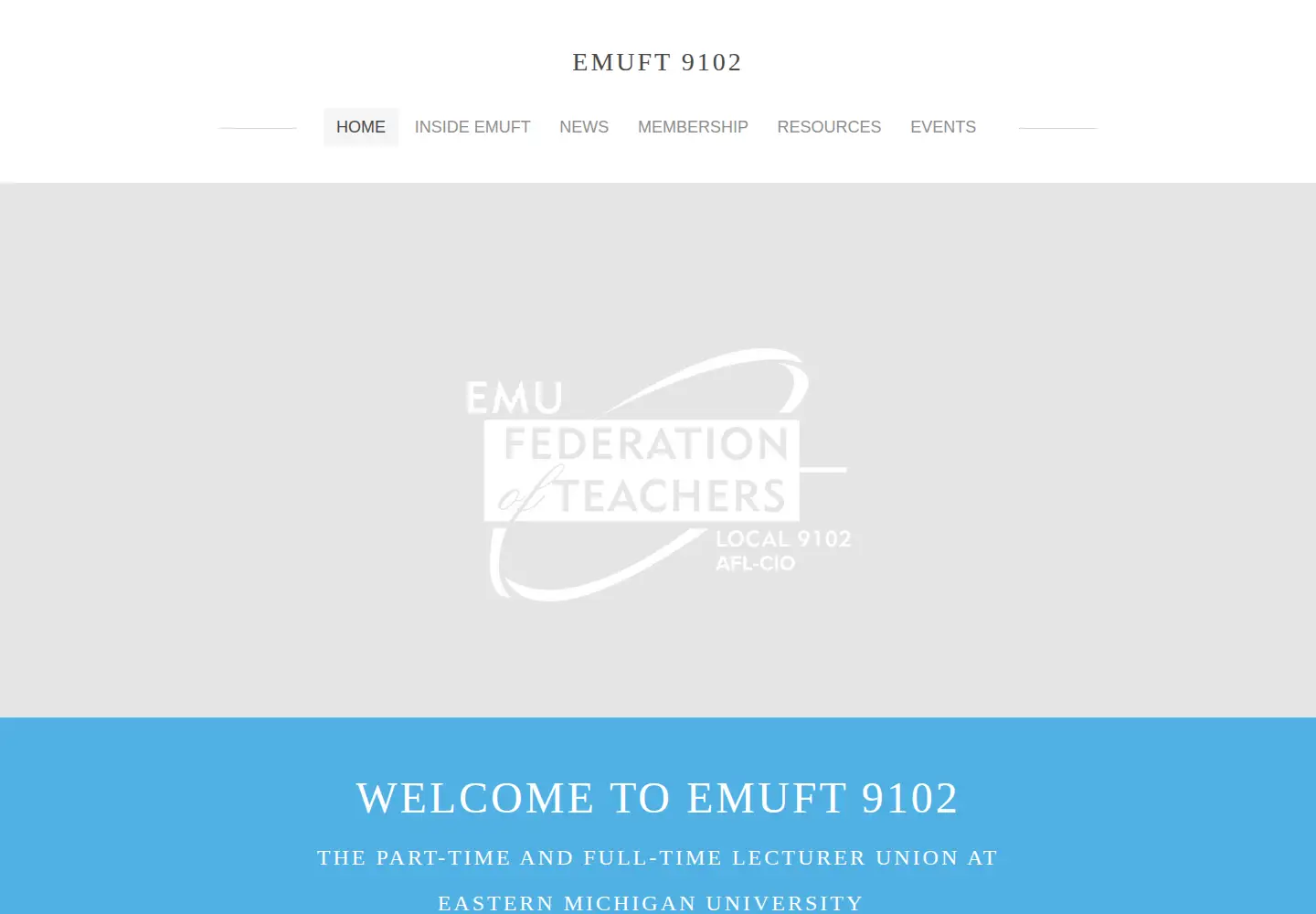 Captured homepage of emuft.org in the current scan