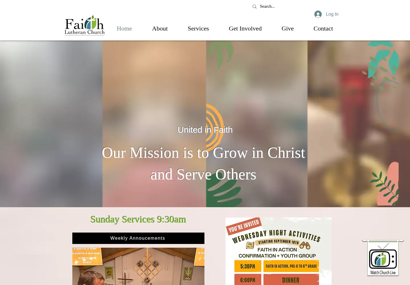 Screenshot of faithisle.org