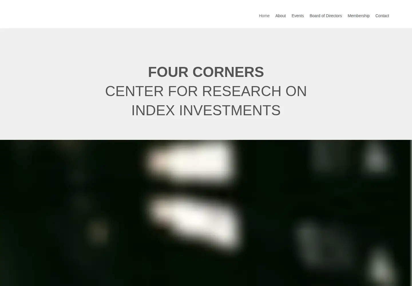 Screenshot of fourcornersresearch.org