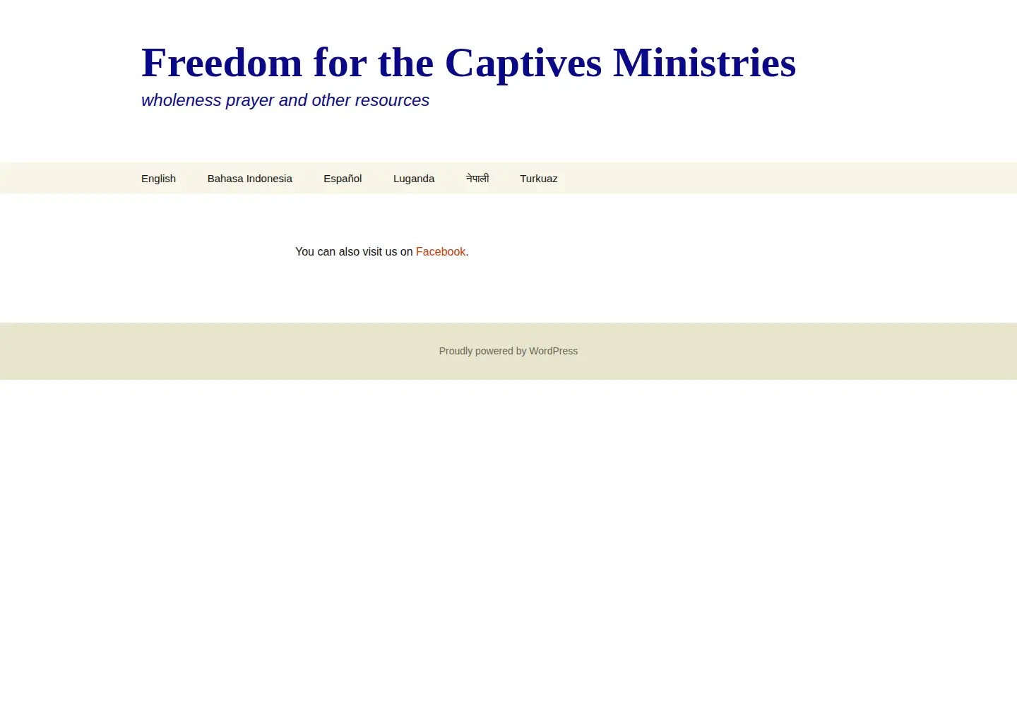 Captured homepage of freemin.org in the current scan