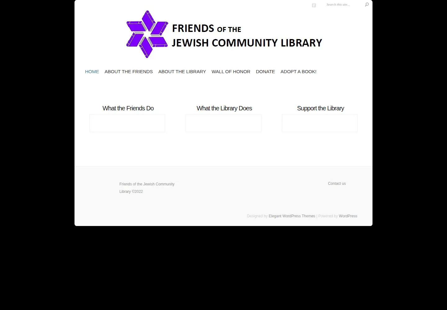 Screenshot of friendsofthejcl.org