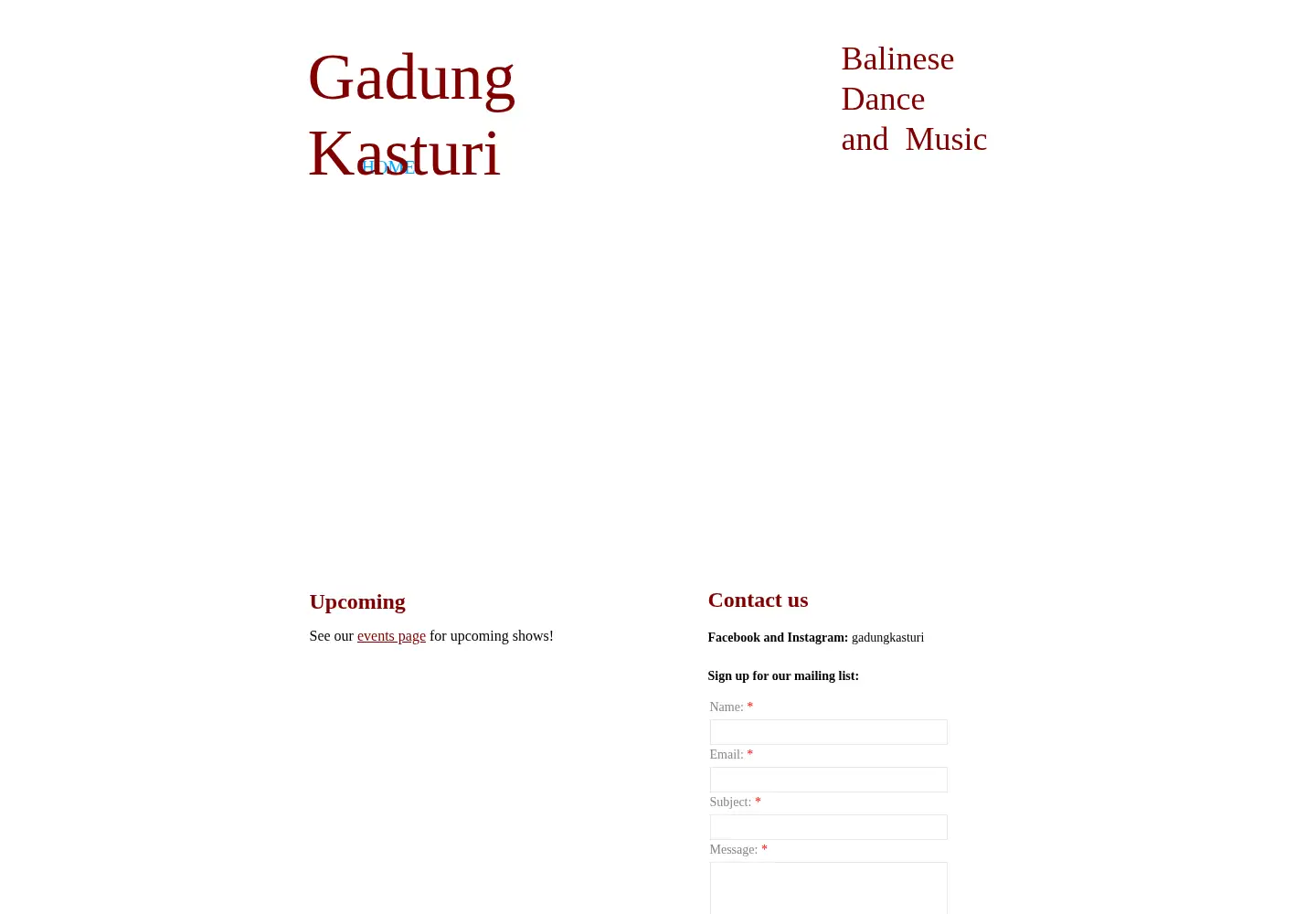 Screenshot of gadungkasturi.org