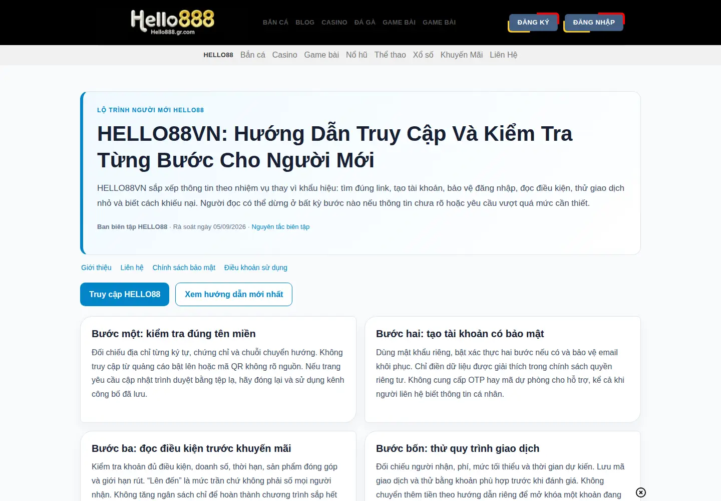 Captured homepage of hello88vn.org in the current scan