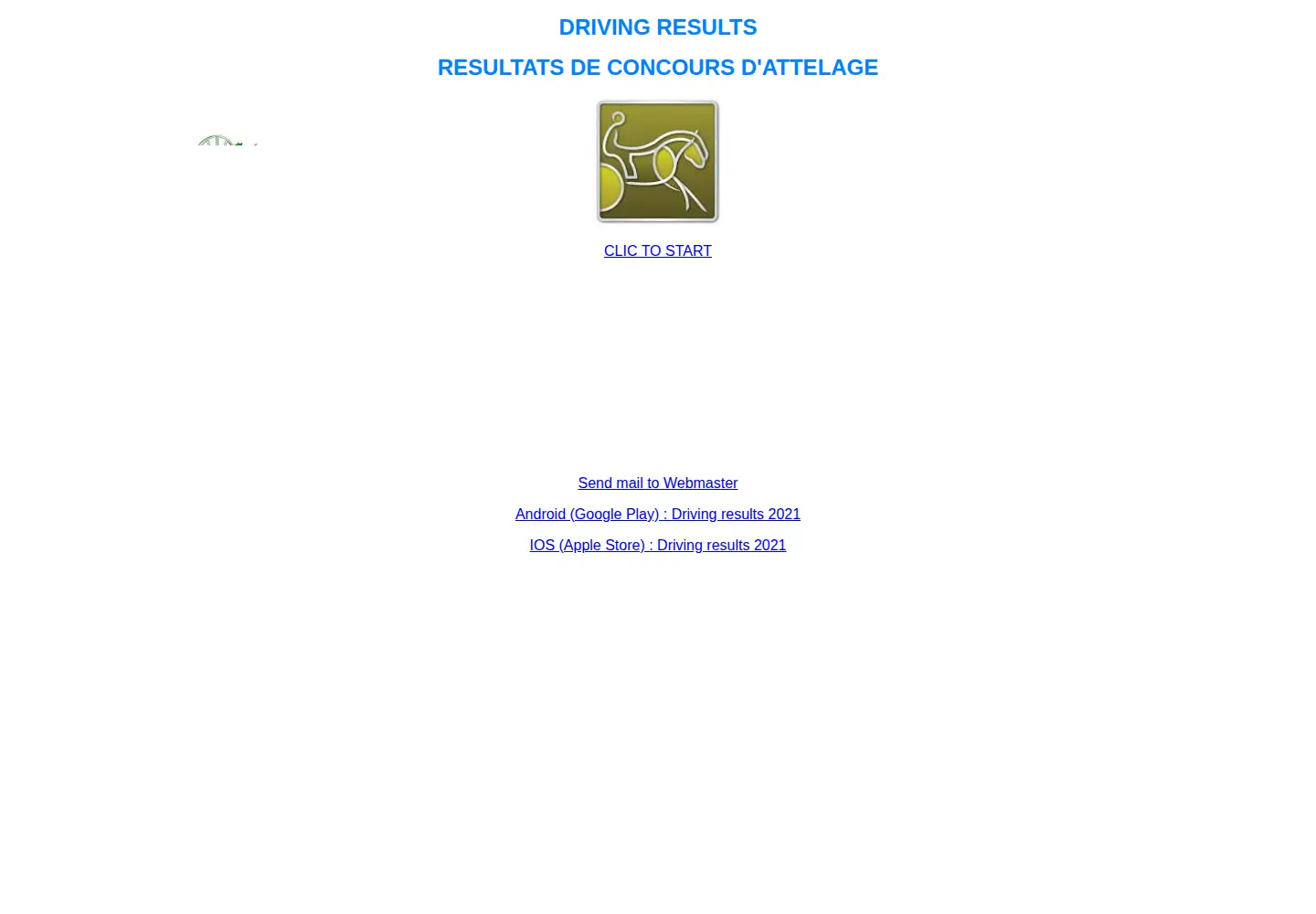 Screenshot of horsedriving.org