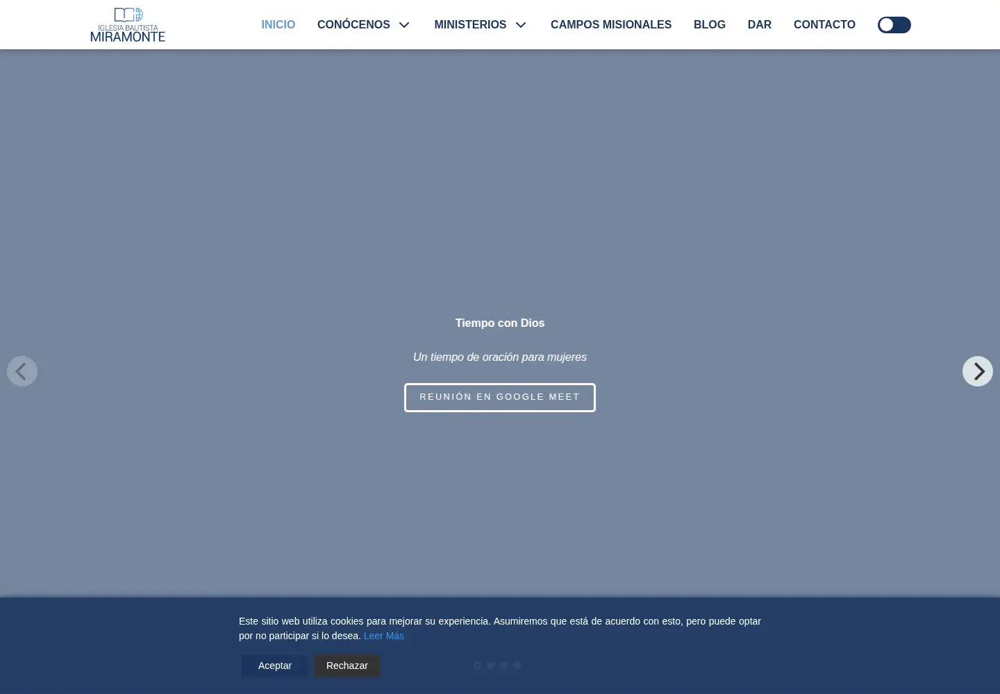 Captured homepage of ibmiramonte.org in the current scan