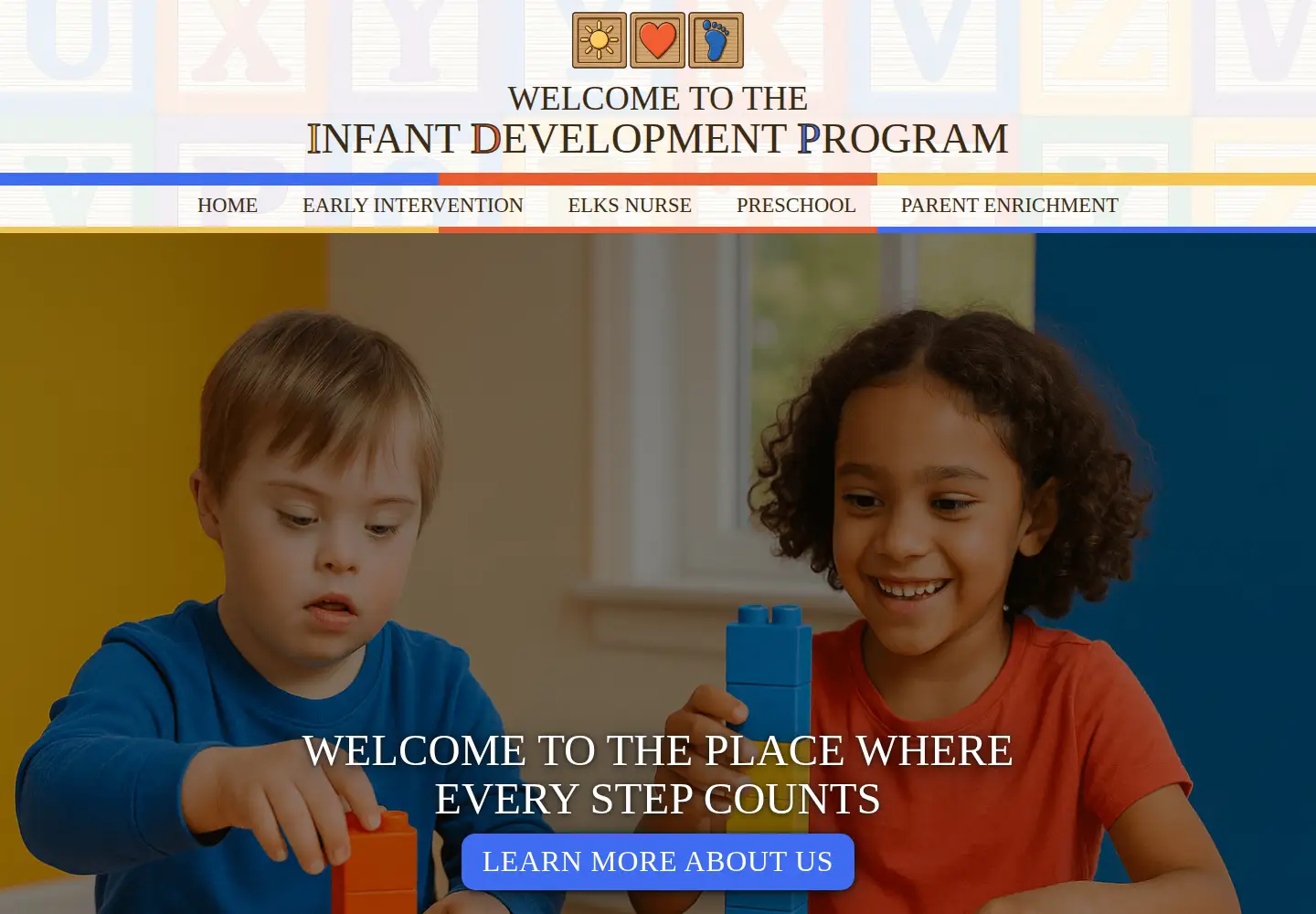 Captured homepage of idpkids.org in the current scan