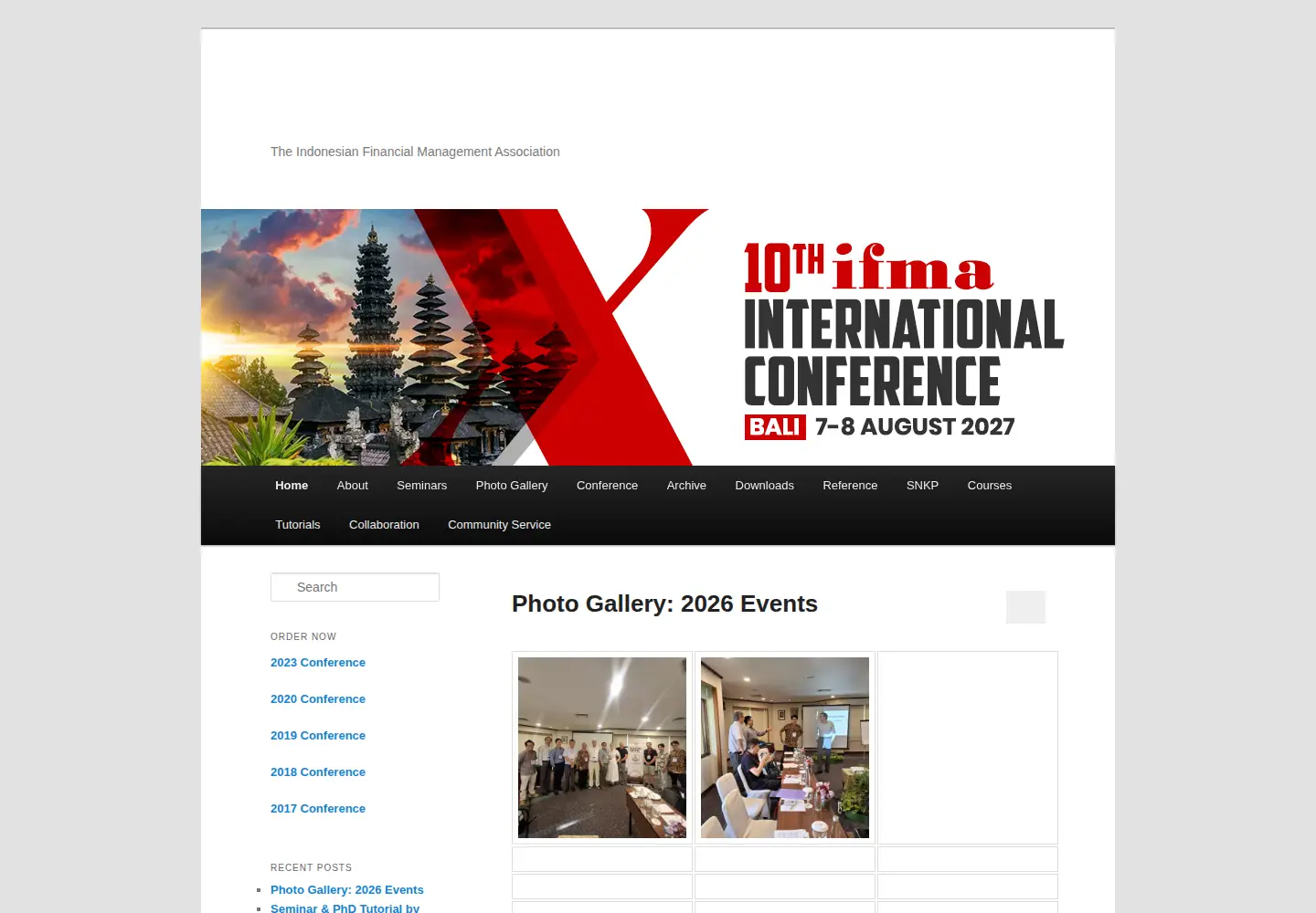 Captured homepage of ifma-online.org in the current scan
