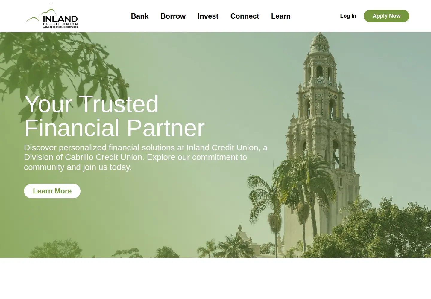 Screenshot of inlandfederal.org