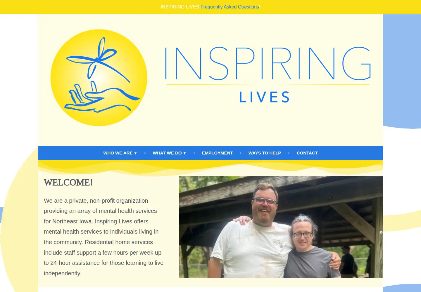 Screenshot of inspiringlivesiowa.org