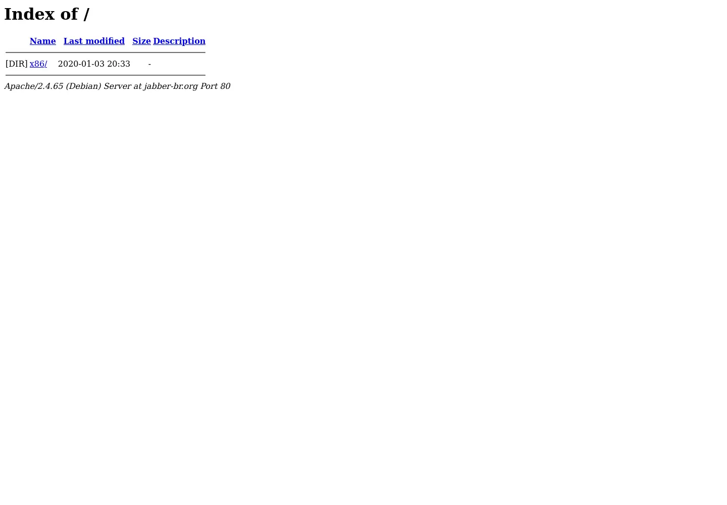 Screenshot of jabber-br.org