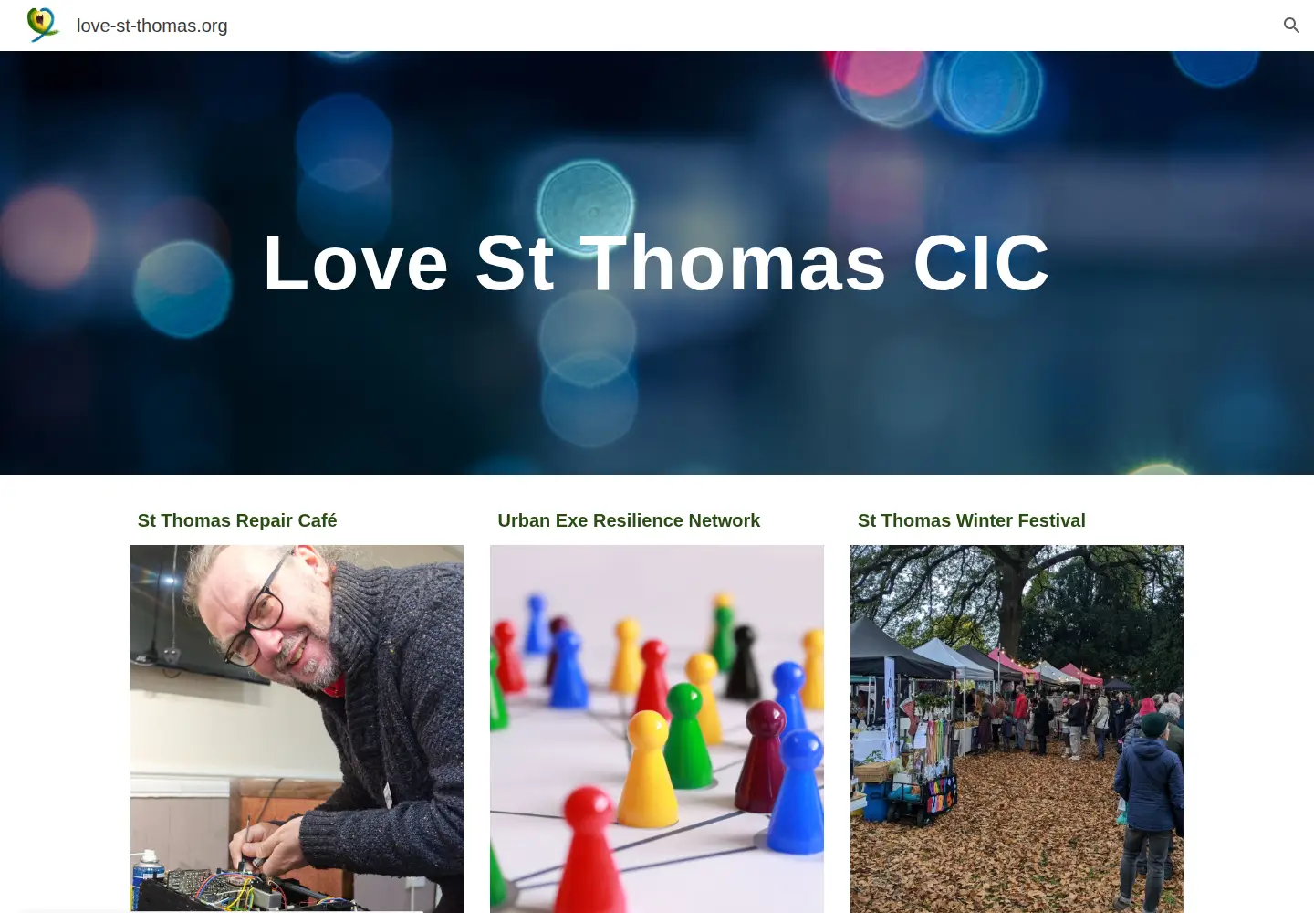 Screenshot of love-st-thomas.org