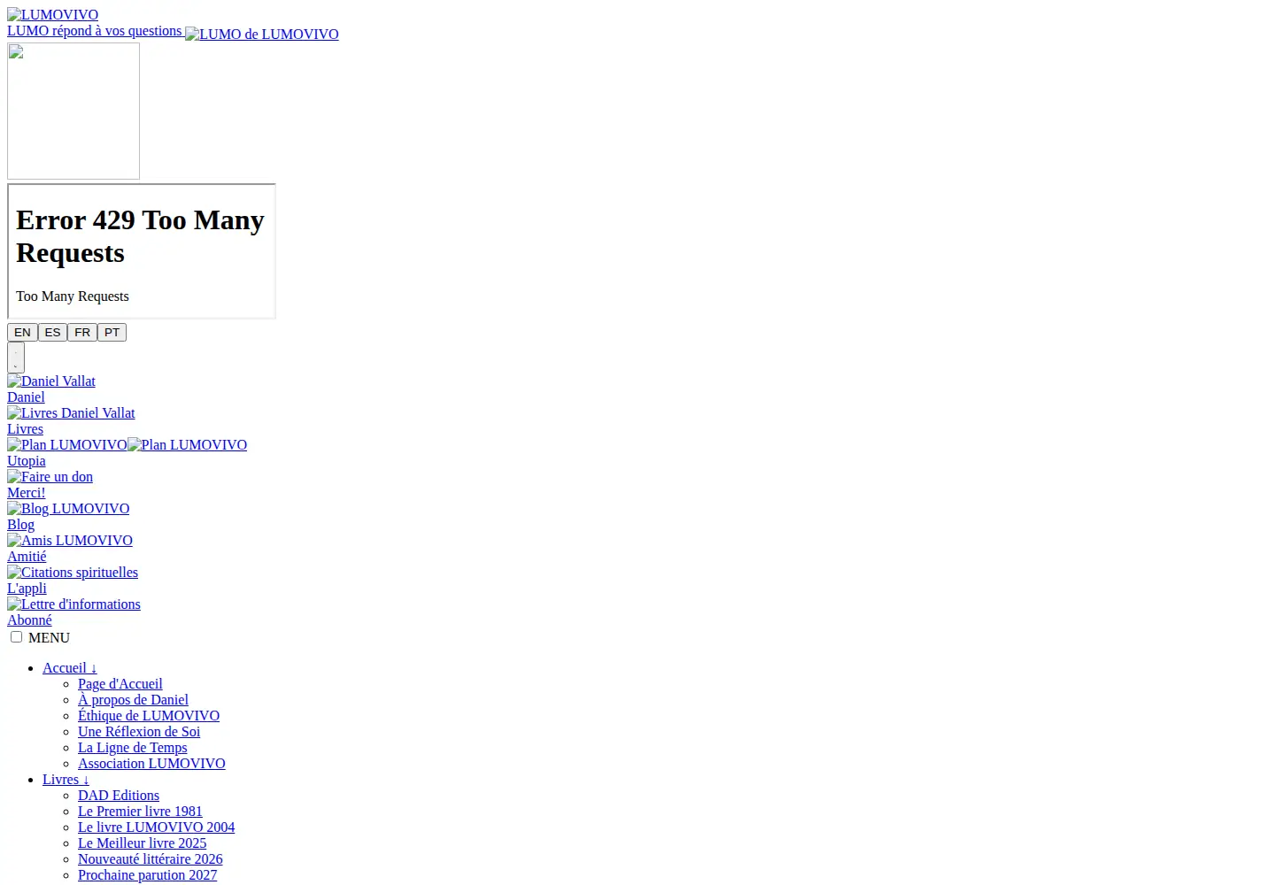 Screenshot of lumovivo.org
