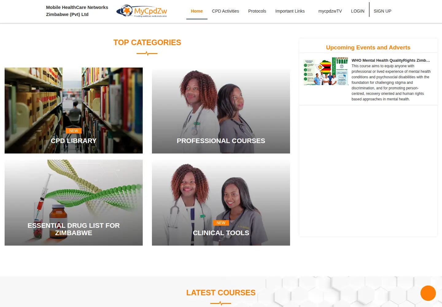 Screenshot of mycpdzw.org