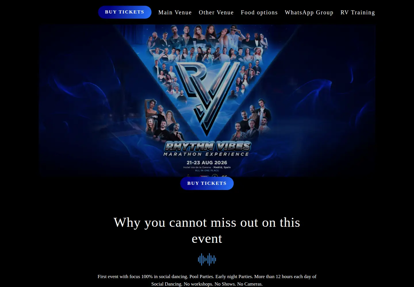 Screenshot of rhythmvibes.org