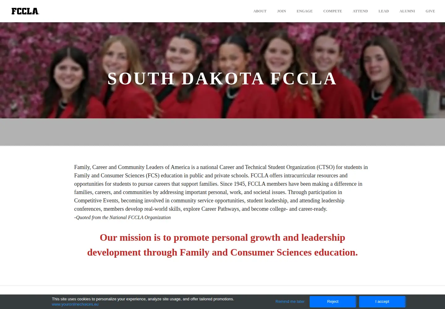 Screenshot of sdfccla.org