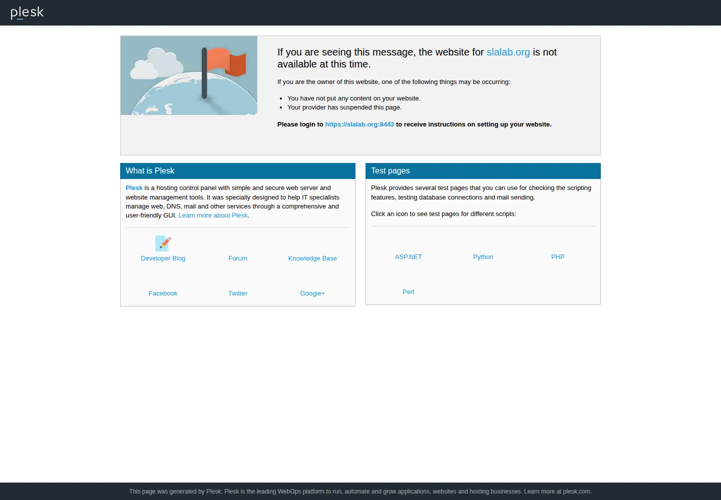 Screenshot of slalab.org