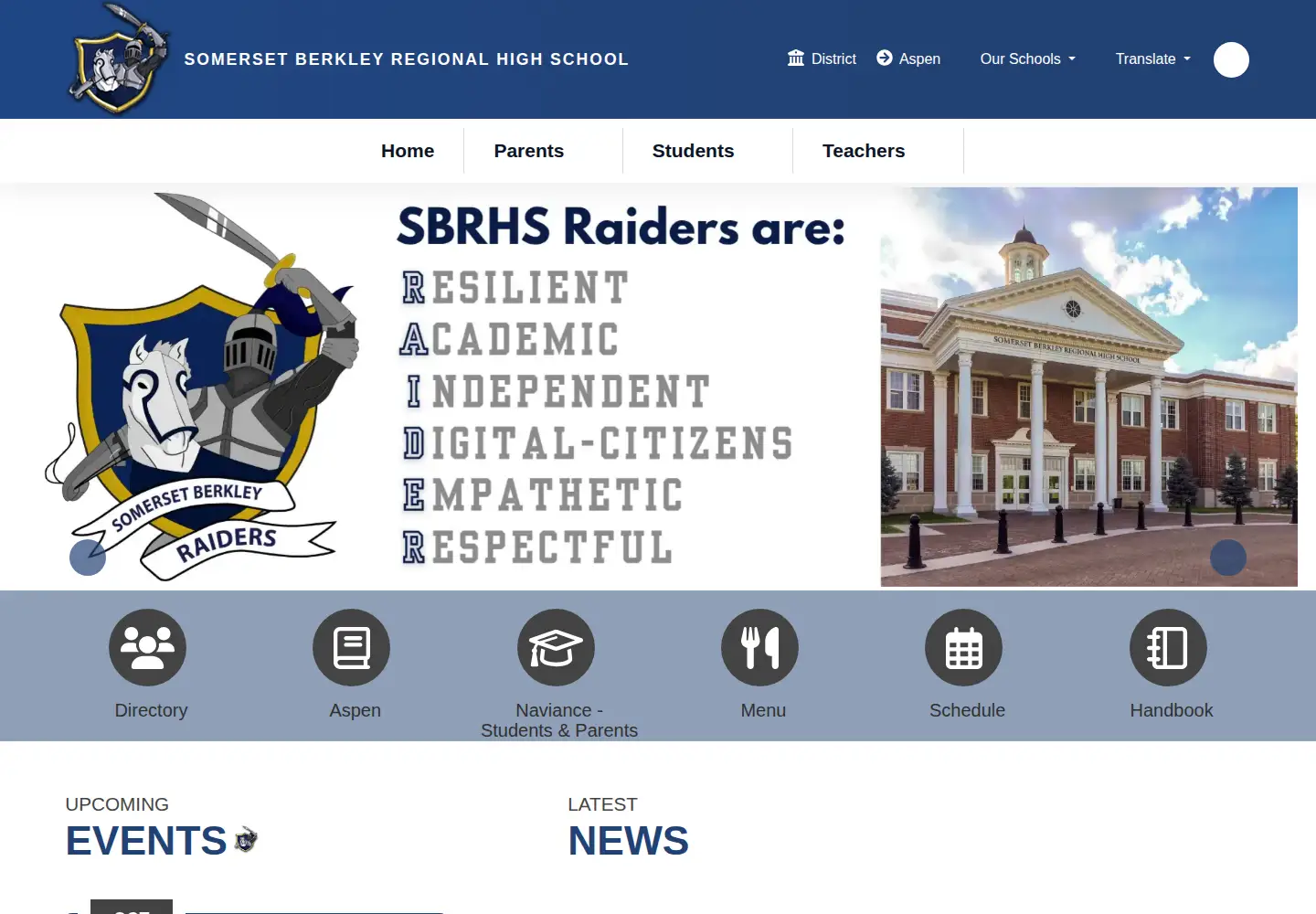 Screenshot of somersetberkley.org