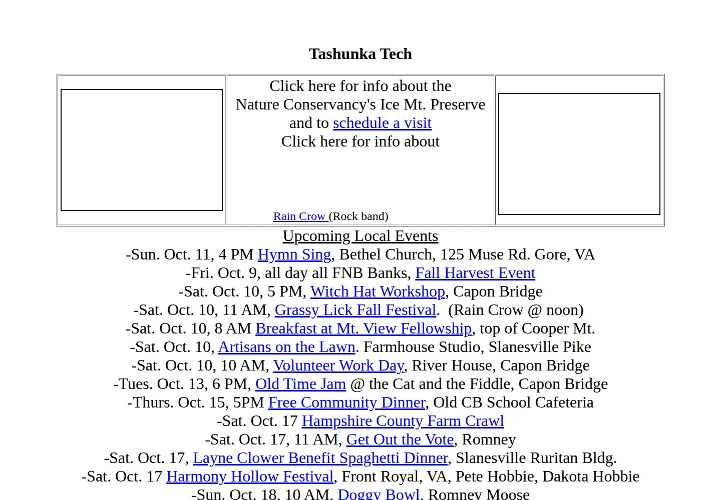 Screenshot of stevebailes.org