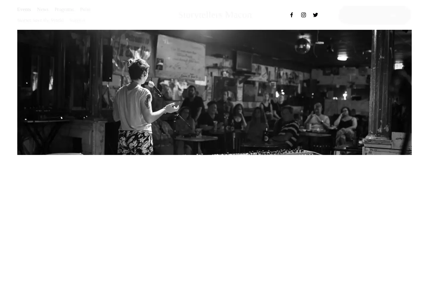 Screenshot of storytellersmacon.org