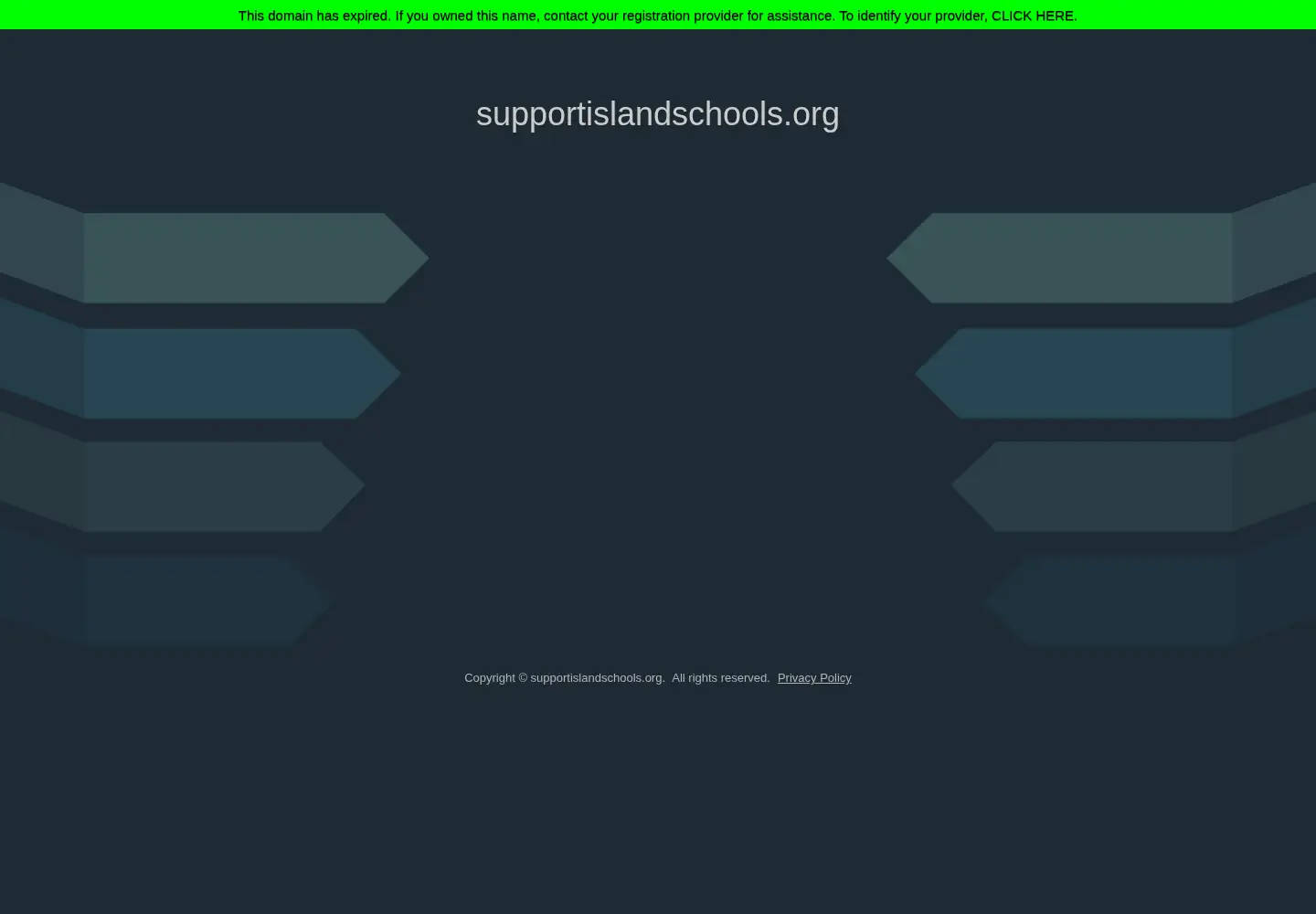 Screenshot of supportislandschools.org